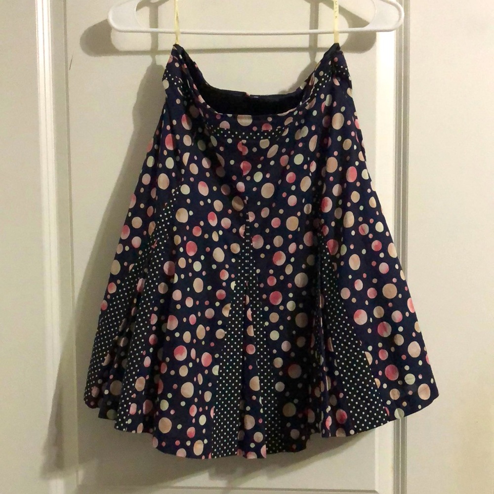 XS/S Polka Dot Pleated Skirt